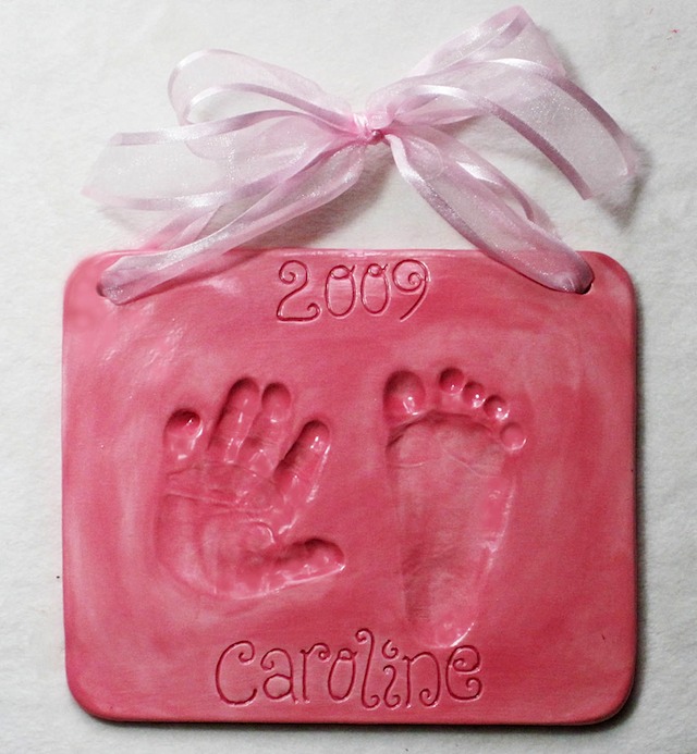 2 print impression pink plaque