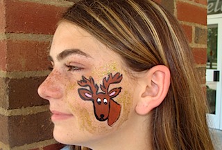 Deer Face Painting