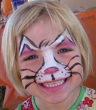 face painting cat