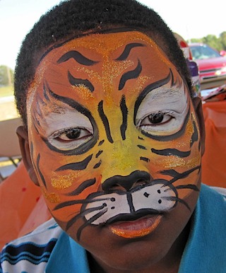 Tiger Face Painting Designs. face painting tiger