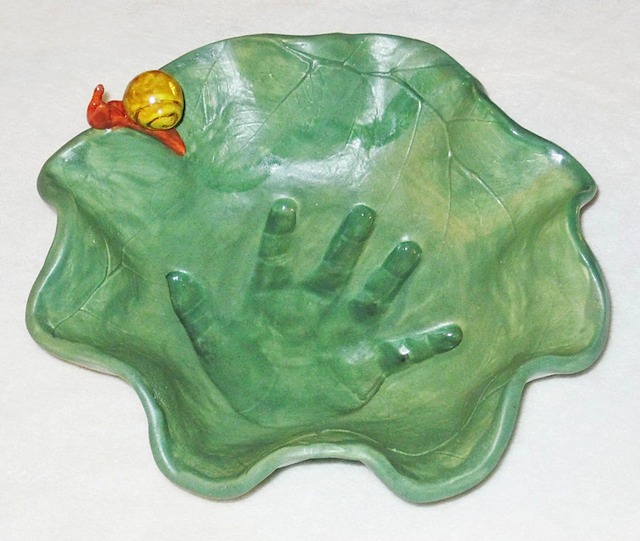 Hand impression bowl