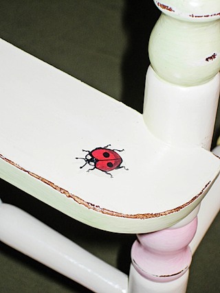 High Chair ladybug
