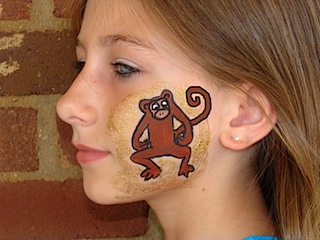 Monkey Face Painting