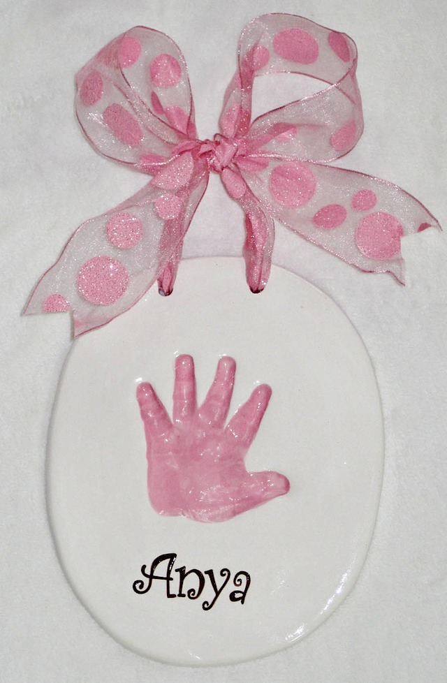 ornament with name pink