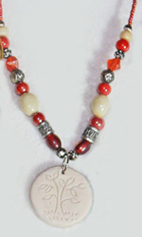 Silver-Gray-Tree-of-Life-Pottery-Necklaces