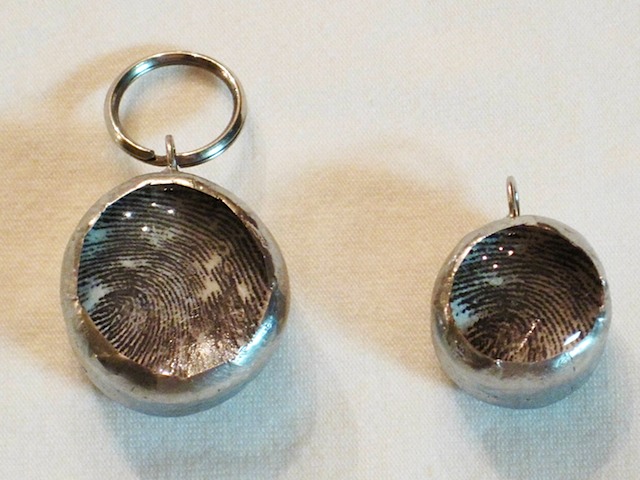 Thumbprint pendants